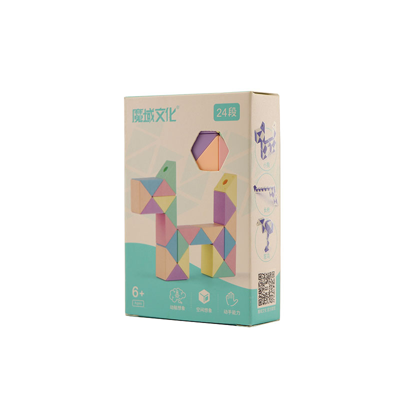 روبیک ماری 24 قطعه مویو ماکارون روبیک ماری 24 قطعه مویو ماکارون Rubik Moyu Snake Macaron 24 pcs